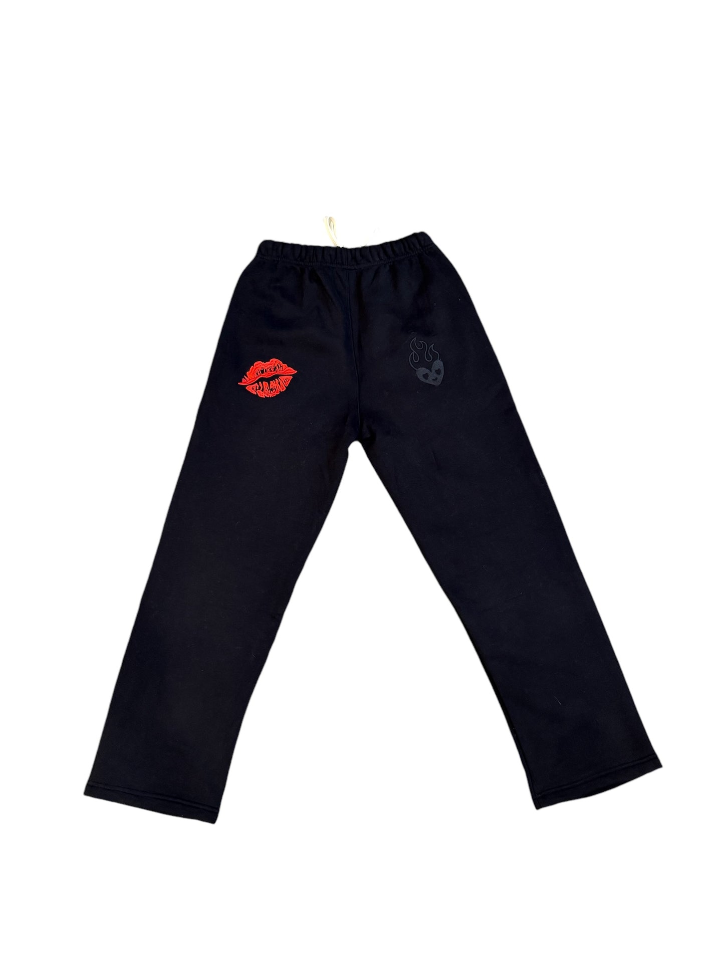 EMBROIDERED LOGO SWEATPANTS