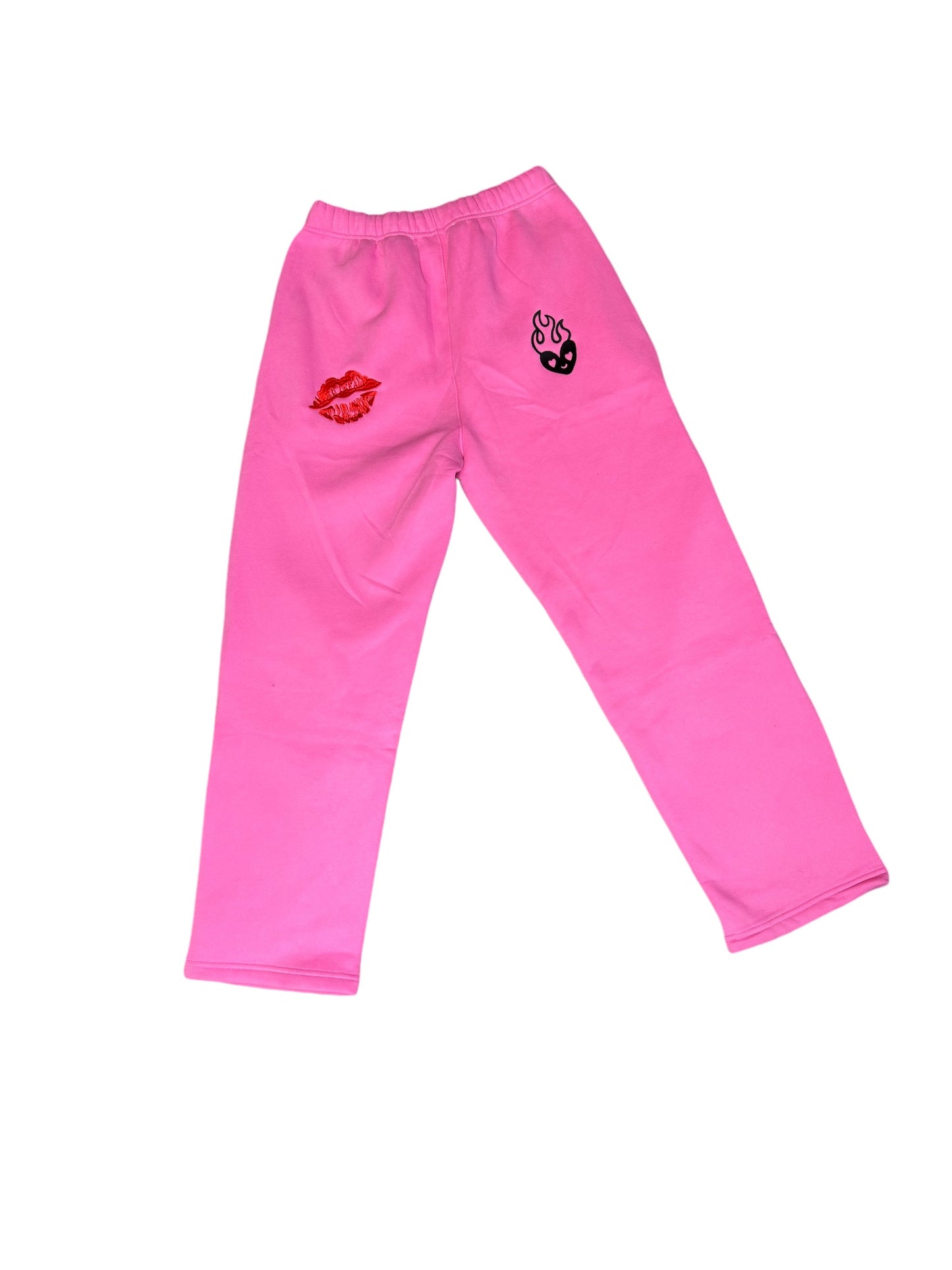 EMBROIDERED LOGO SWEATPANTS