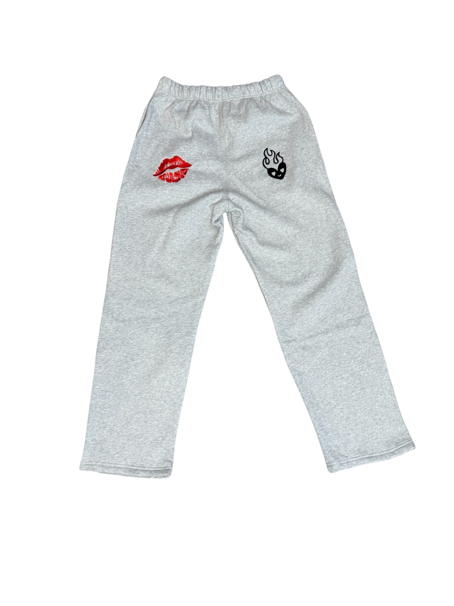 EMBROIDERED LOGO SWEATPANTS