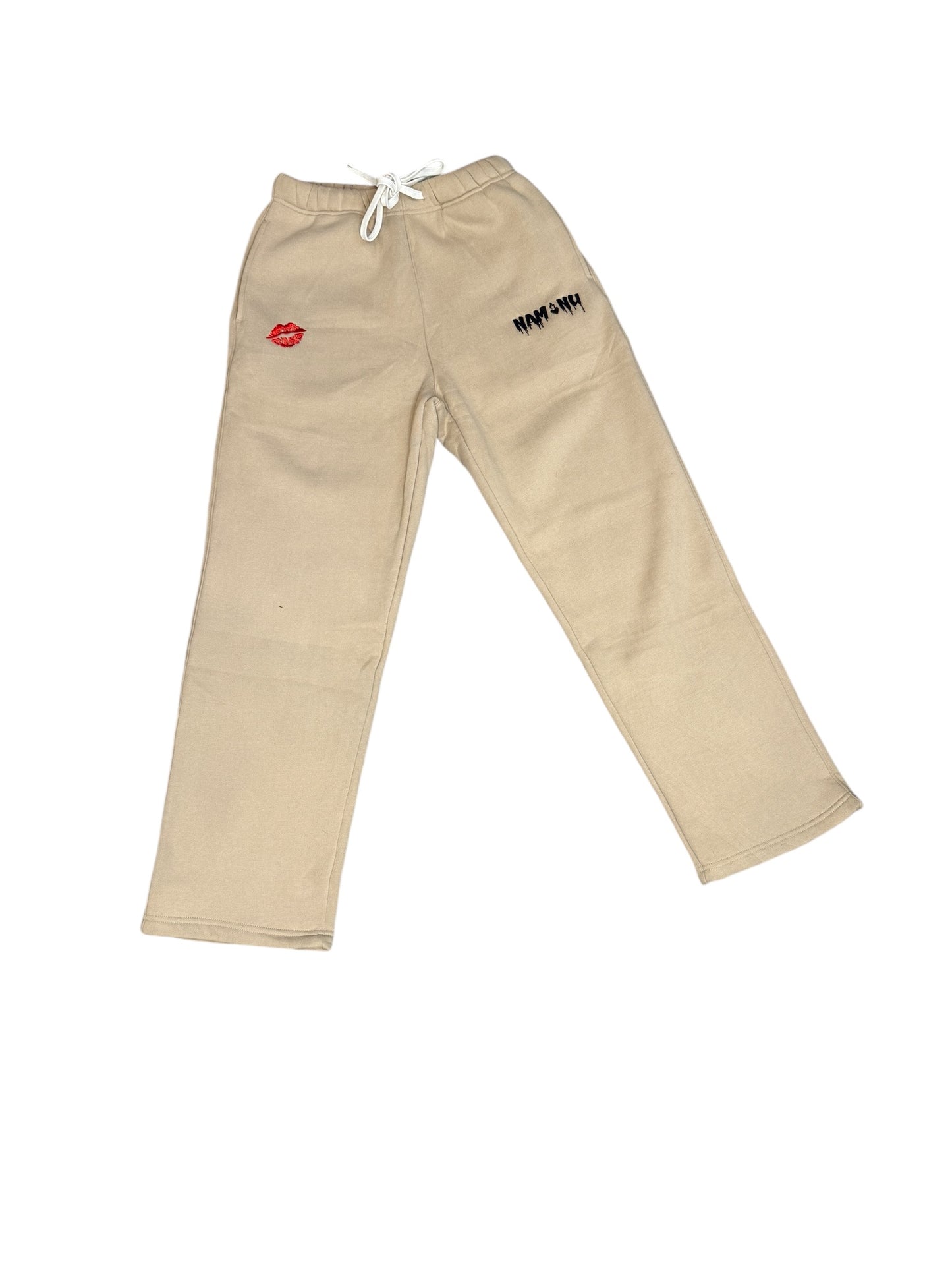 EMBROIDERED LOGO SWEATPANTS