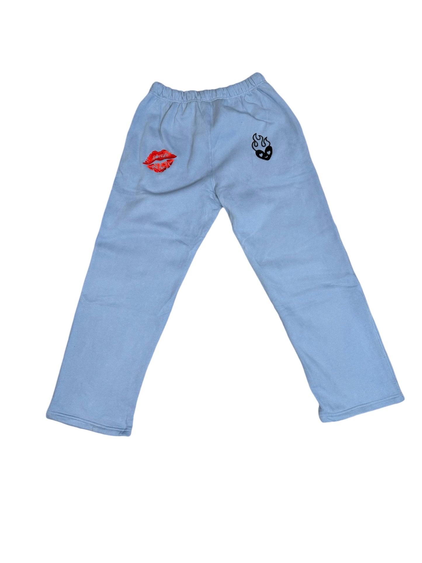 EMBROIDERED LOGO SWEATPANTS