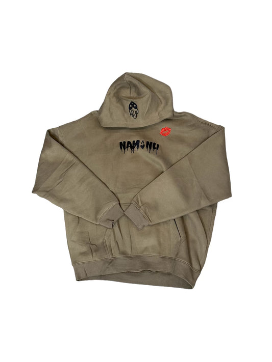 MOSS EMBROIDERED LOGO HOODIE